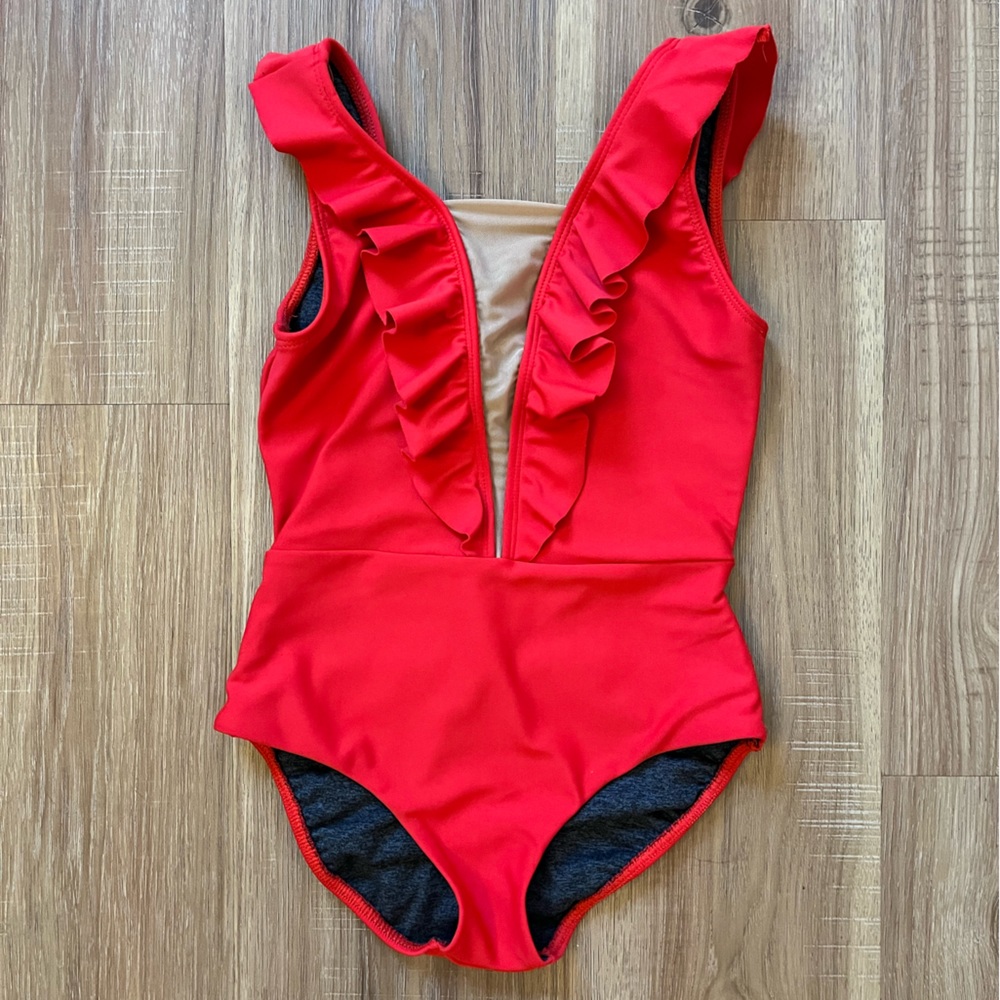 Five Dancewear Red Leotard